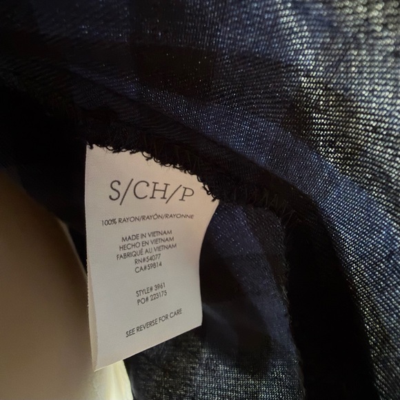 CAbi Ruffle Aberdeen Plaid Button Up Shirt - Picture 8 of 9